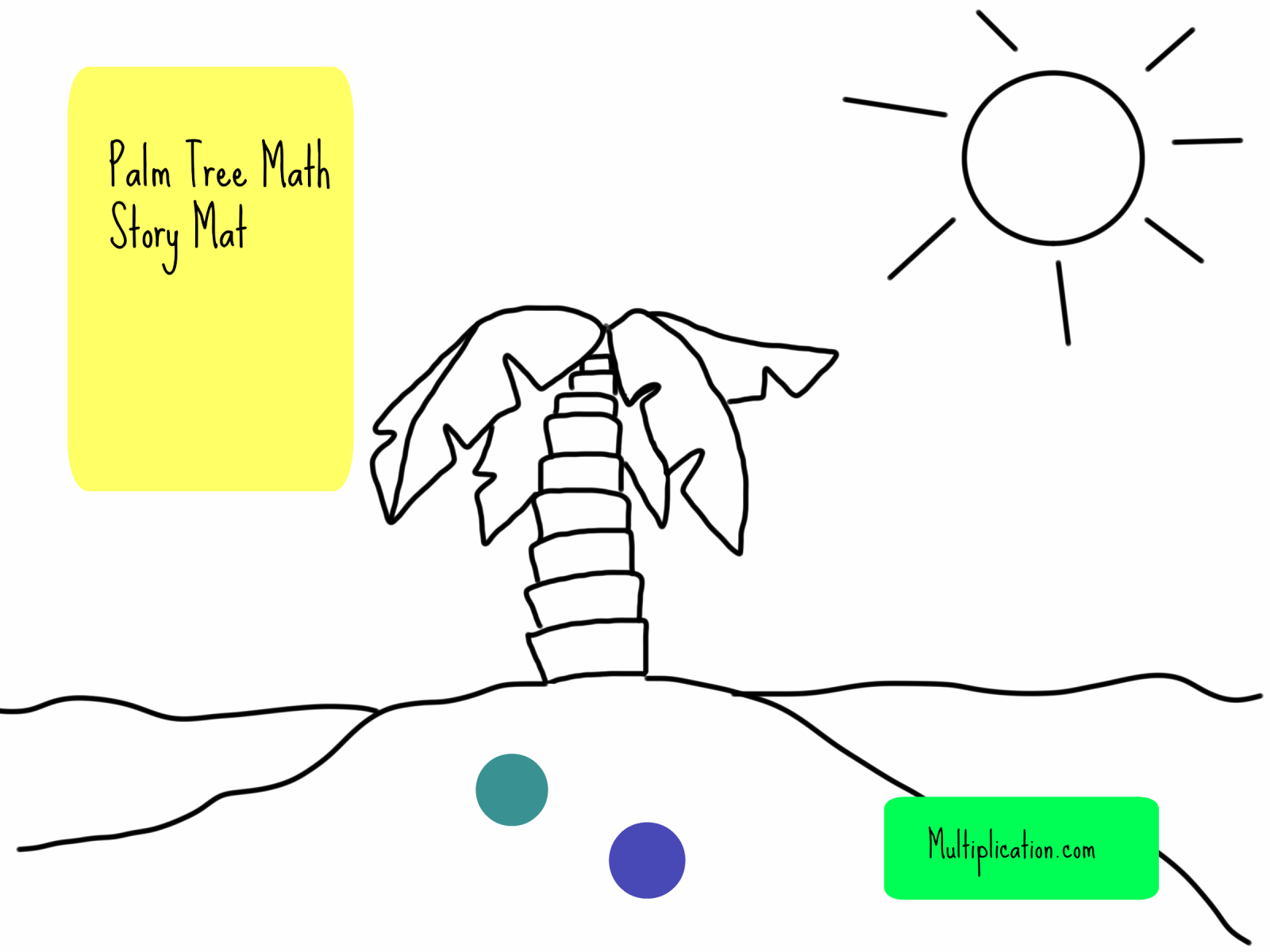 Island Math Story Mat